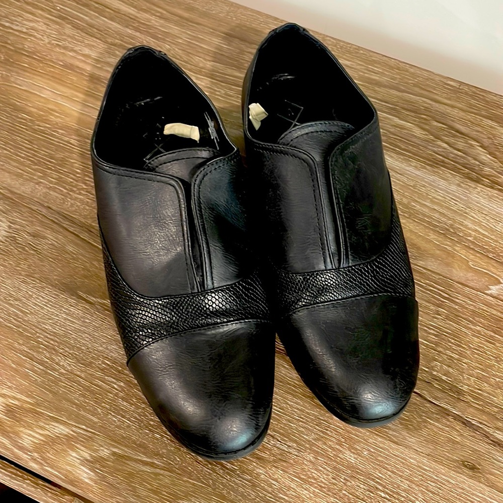 Aldo + Target black loafers